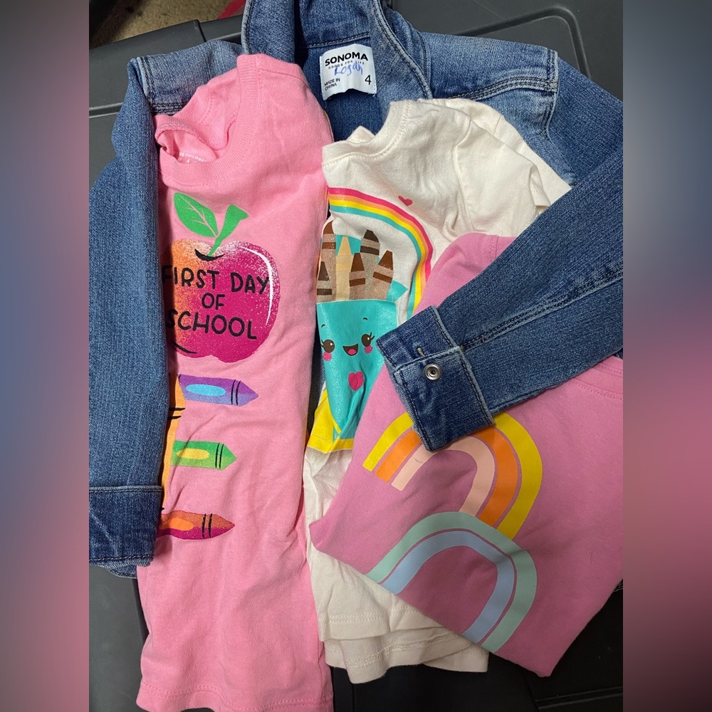 Toddler girls clothes sets
